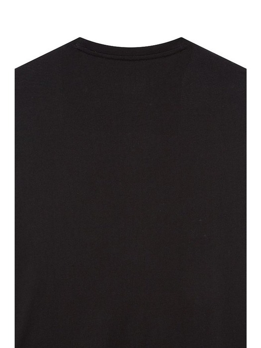 AX 남성 실키 그래픽 크루넥 티셔츠(A413330003)_블랙