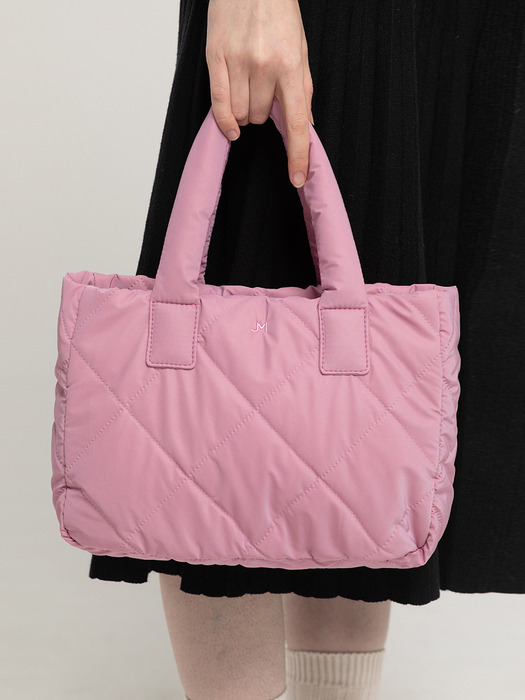 ELLA padded tote bag_Pink