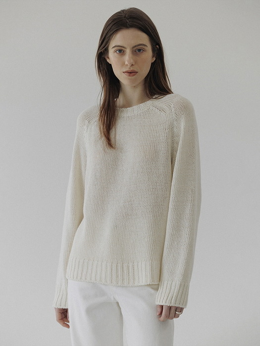 Lauren knit (White)