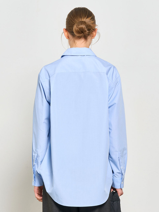 링클프리 베이직 솔리드 셔츠 [BLUE] / SBD1U03002
