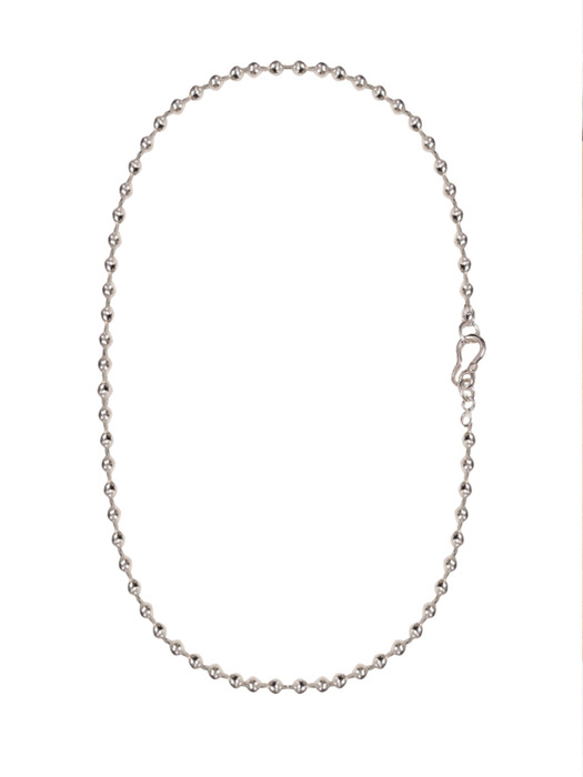 24 Mini ball hook Necklace-silver925