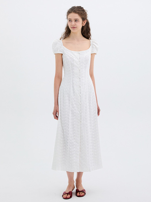 Daisy Puff Sleeve Dress