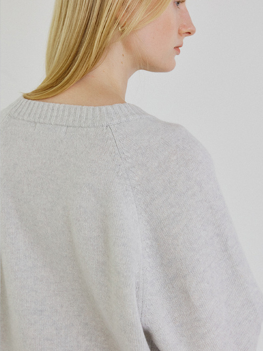 4차_Cashmere reglan v neck knit_2COLOR