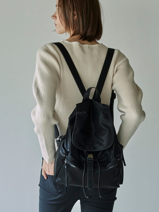 Smooth Back Pack_Black