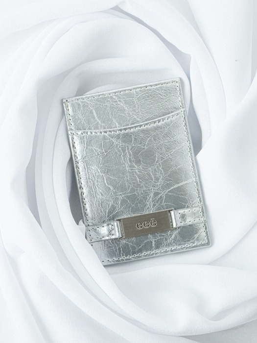 [단독]모모 메탈 로고 카드홀더_4colors