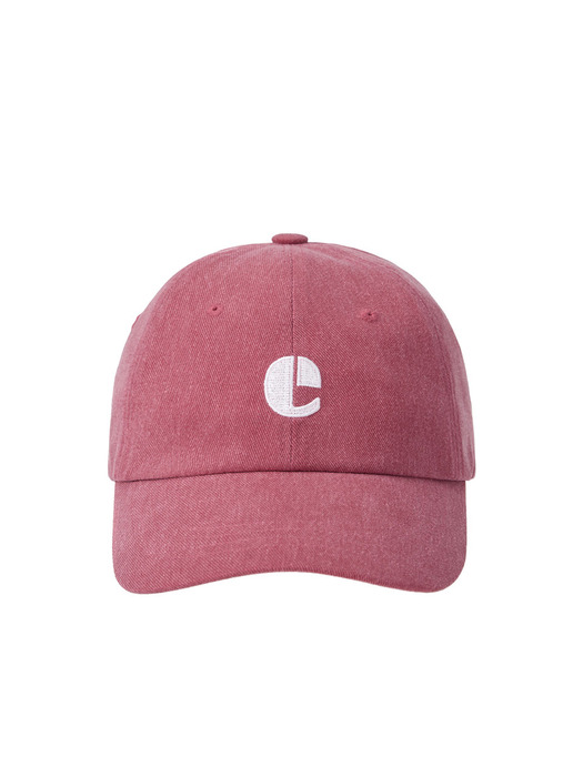 VINTAGE LOGO PIGMENT CAP (RENEWAL)-RED