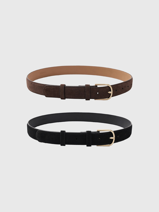 안젤리카 스웨이드 벨트 / ANGELICA SUEDE BELT_2colors