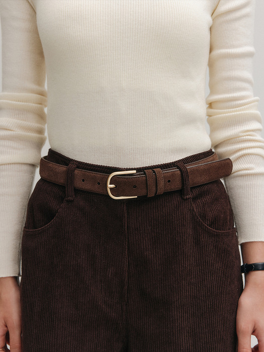 안젤리카 스웨이드 벨트 / ANGELICA SUEDE BELT_2colors