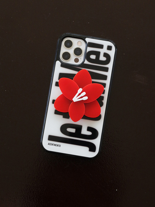 [SET] 쥬땜므 플라워톡 세트(화이트)[맥세이프/범퍼]