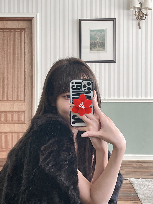 [SET] 쥬땜므 플라워톡 세트(화이트)[맥세이프/범퍼]