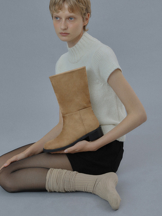 MONO Suede Middle & Long Boots (2color)