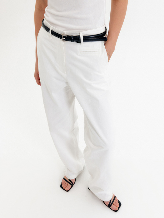 도리스 코튼 치노 팬츠 / DORIS COTTON CHINO PANTS_2colors