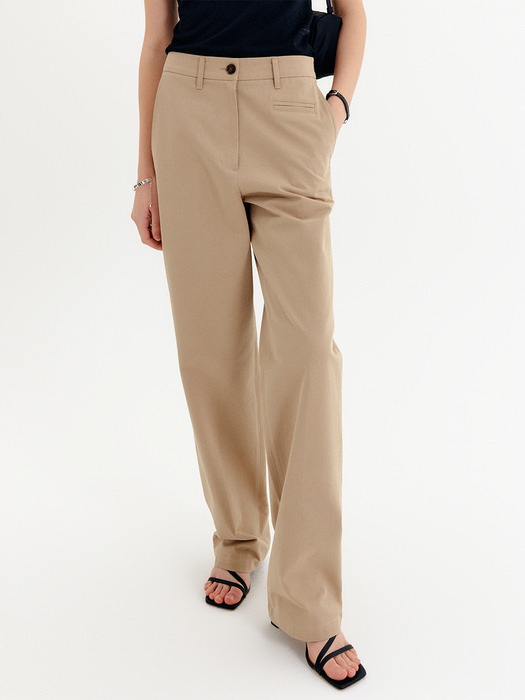 도리스 코튼 치노 팬츠 / DORIS COTTON CHINO PANTS_2colors