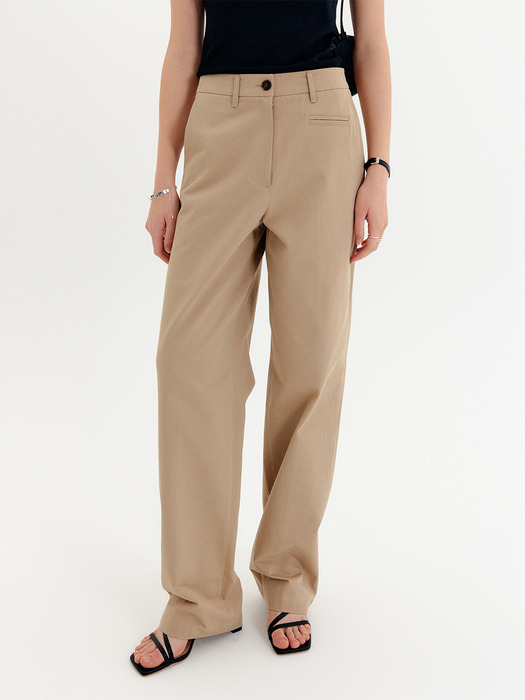 도리스 코튼 치노 팬츠 / DORIS COTTON CHINO PANTS_2colors