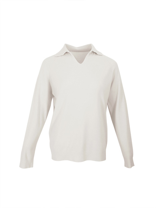 V Collar Neck Raglan Long Sleeve Knitwear (6colors) VKNIT_055
