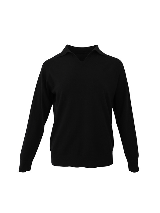V Collar Neck Raglan Long Sleeve Knitwear (6colors) VKNIT_055