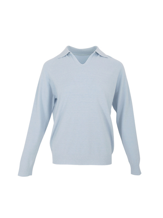 V Collar Neck Raglan Long Sleeve Knitwear (6colors) VKNIT_055