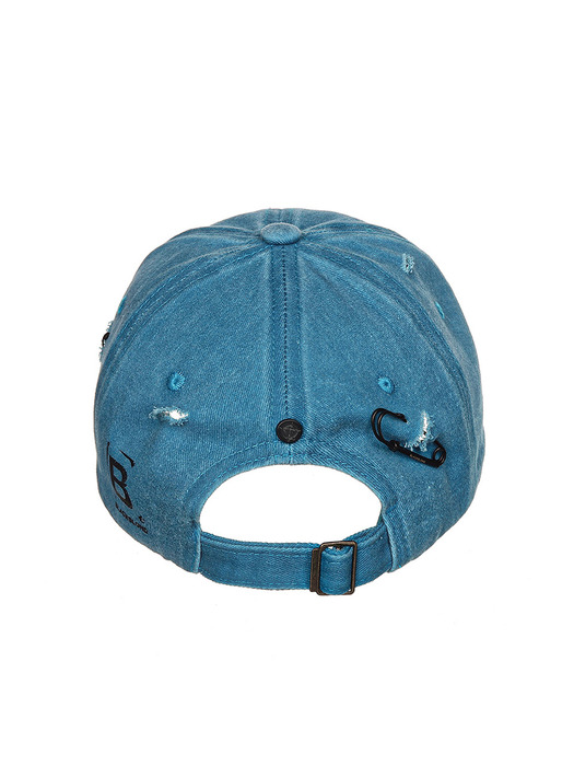 BLACKBLONDのBBD Ripped Custom Vintage Clash Pigment Cap 블랙블론드]BBD Ripped Custom Vintage Clash Pigment Cap