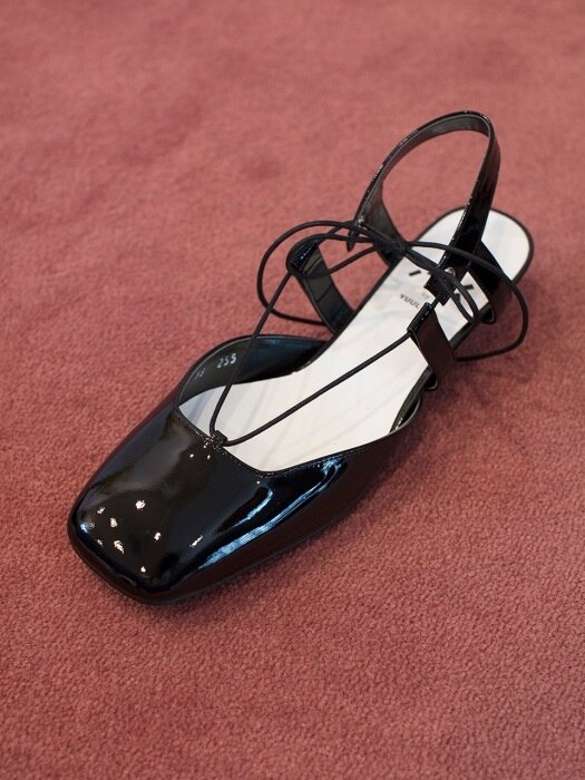 Fairy pitta lace-up flat sandal_BK_3cm \/ YY8S-S13