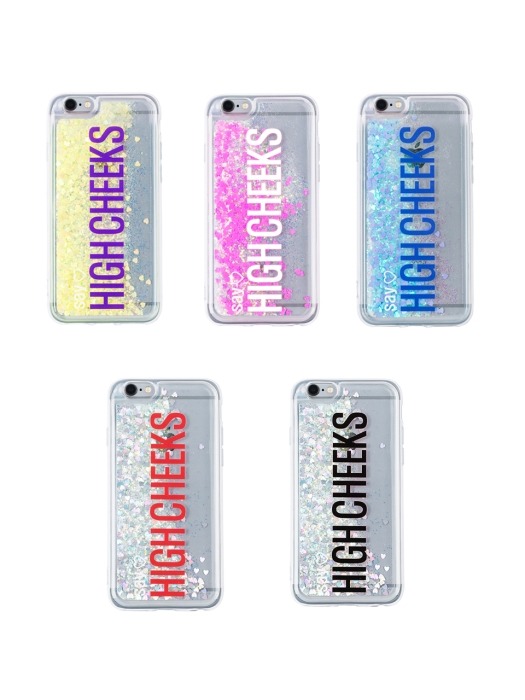 [iPhone 7+/8+]Disney│high cheeks Glitter Phone Case