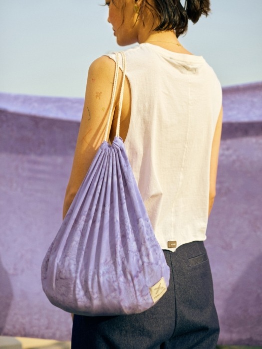 [String Bag] Solid - Lavender