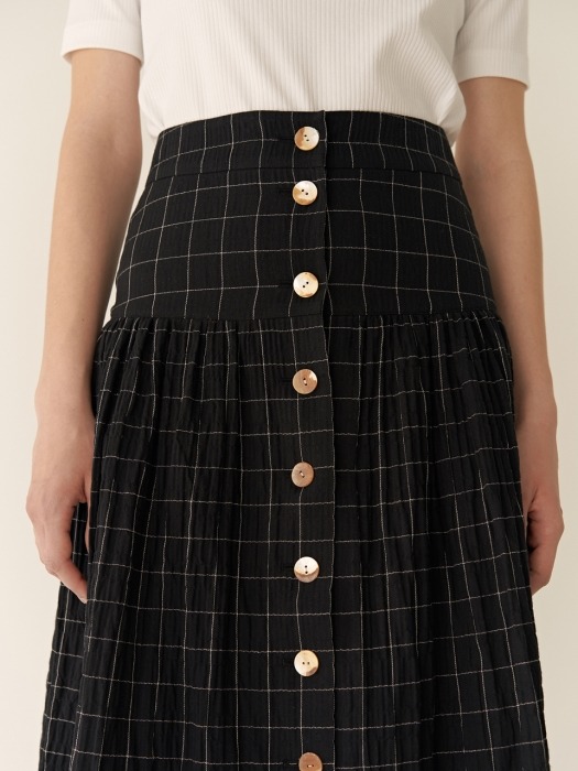 19RESORT CHECK ROSIE SKIRT_2COLOR