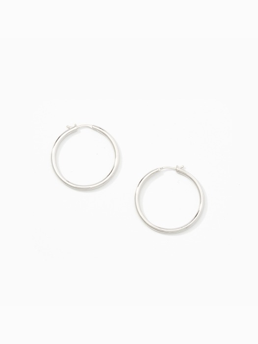 simple round earring XL