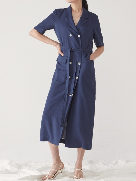 SUMMER LONG DRESS _ DEEP BLUE