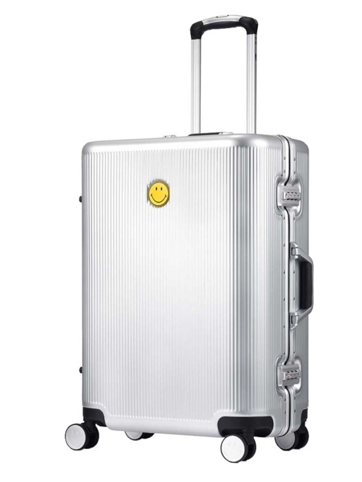 스마일리 알루미늄 프레임 캐리어 TSA락 여행가방 수화물용 24인치 오리지널2 SO-L8224 (실버)