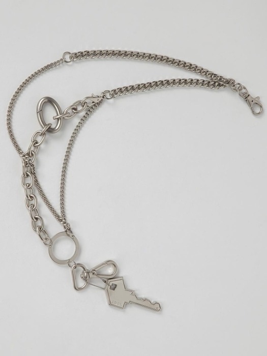 Ader key chain Silver
