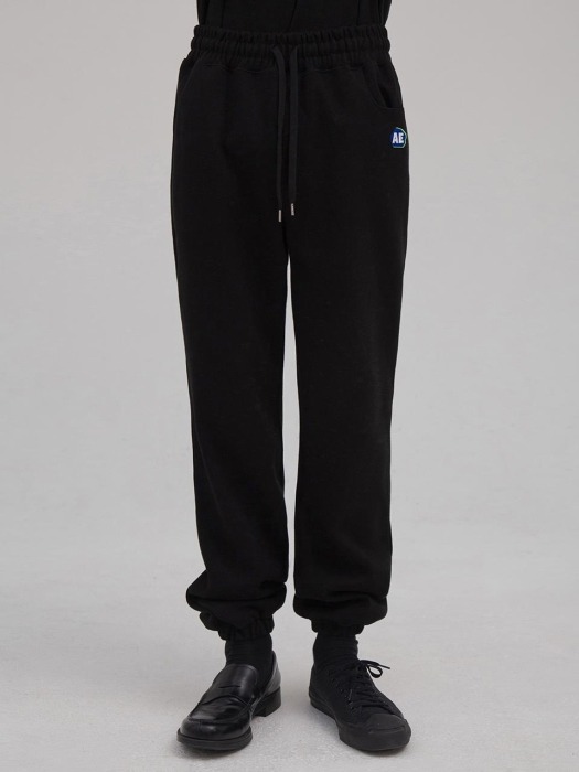 Stone logo track trousers Noir