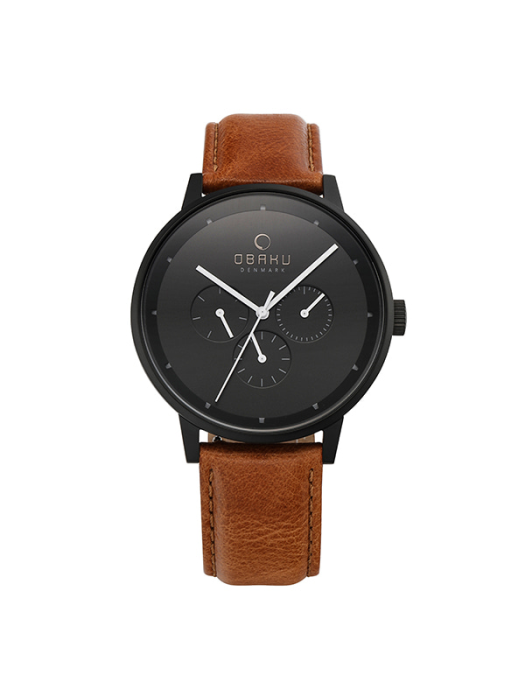 OBAKU 오바쿠 V208GMBBRZ VENLIG TA 48mm 남성가죽