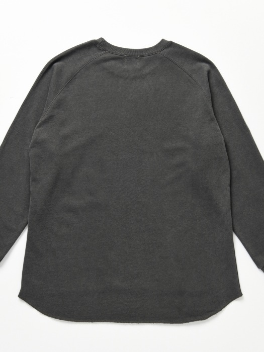 [Patchwork Sweatshirt] Charcoal