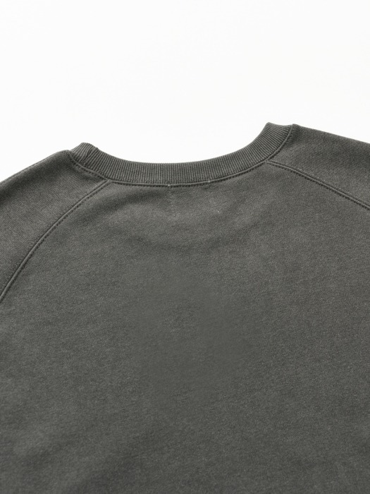 [Patchwork Sweatshirt] Charcoal