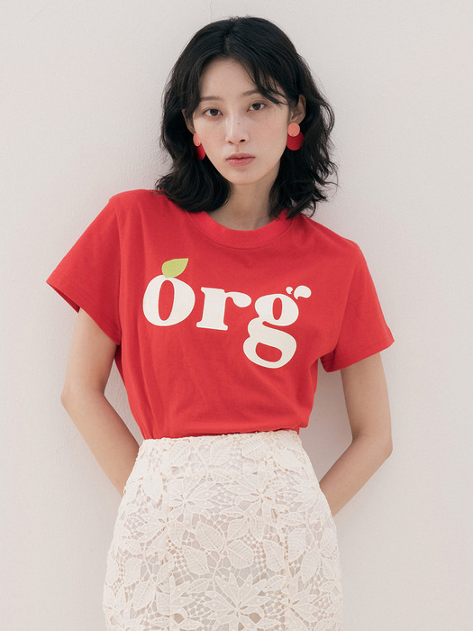 ORG PRINTING T-SHIRTS RED