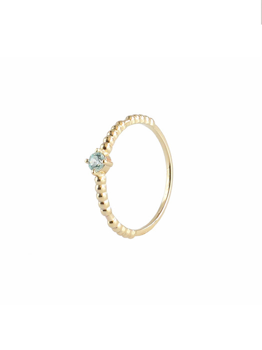 season stone ring-summer mint (14k gold)