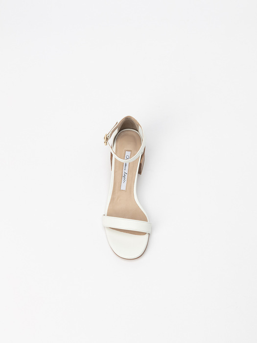 Canna Sandals in Pure White
