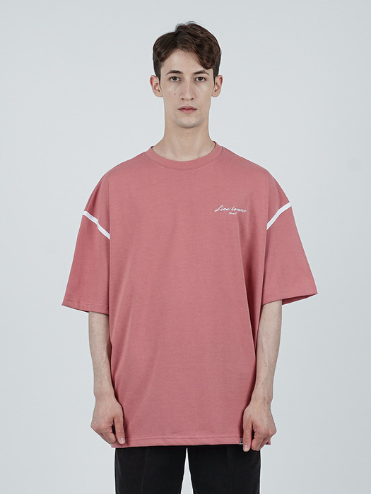 ARM LINE OVER T-SHIRT_PINK