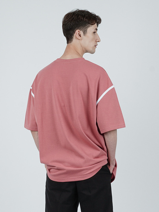 ARM LINE OVER T-SHIRT_PINK