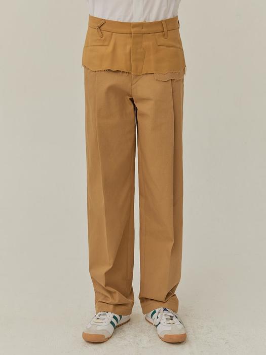 Twofold trousers Brown