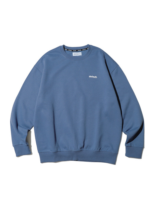 [리퍼브]Signature Logo Crewneck Blue