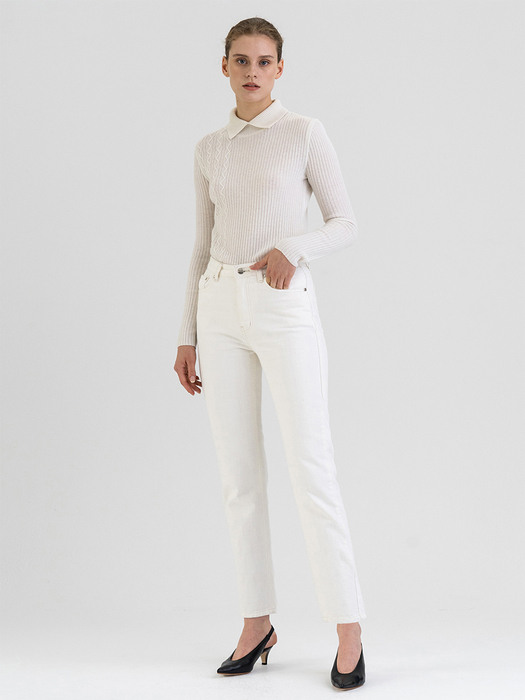 FW21 Slim-Fit Jeans White