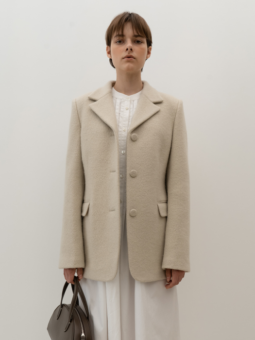 Standard Wool Jacket_Ivory