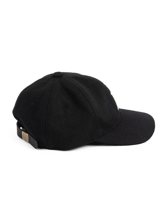 LB WOOL BASEBALL CAP (black)