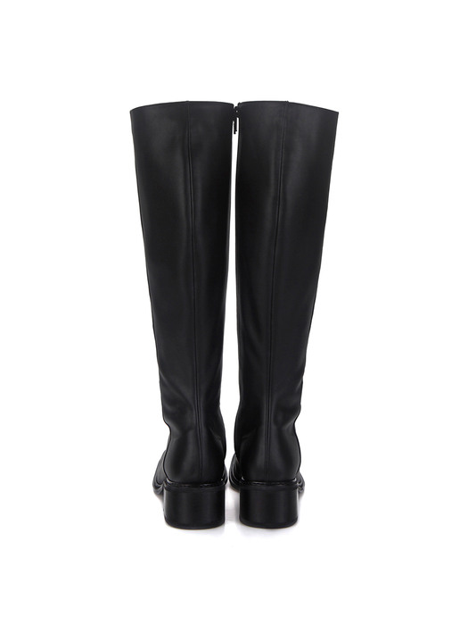 Squircle riding long boots | Black