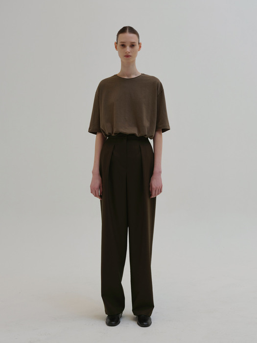 fold trouser (brown)