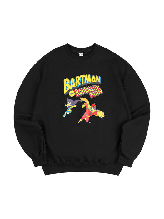 Bartman crewneck LS 블랙