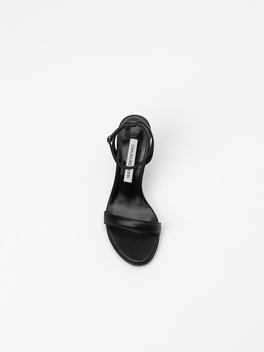 Seconda Strappy Platform Sandals in Black