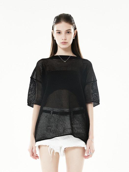 LLS NET KNIT(BLACK)