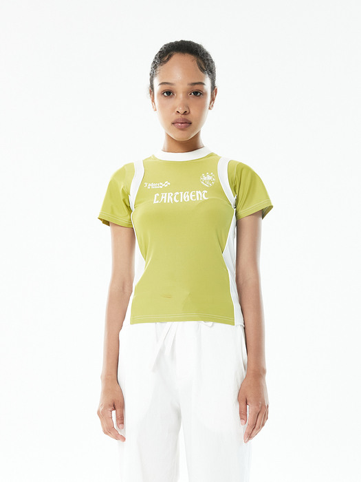 LLS MESH JERSEY TOP(OLIVE GREEN)